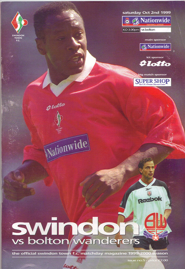 <b>Saturday, October 2, 1999</b><br />vs. Bolton Wanderers (Home)